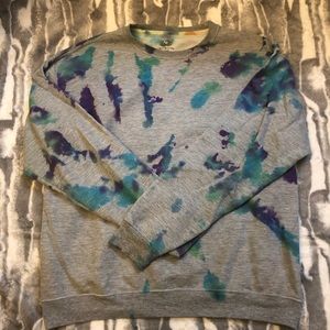 Custom Tie Dye Crewneck Sweatshirt